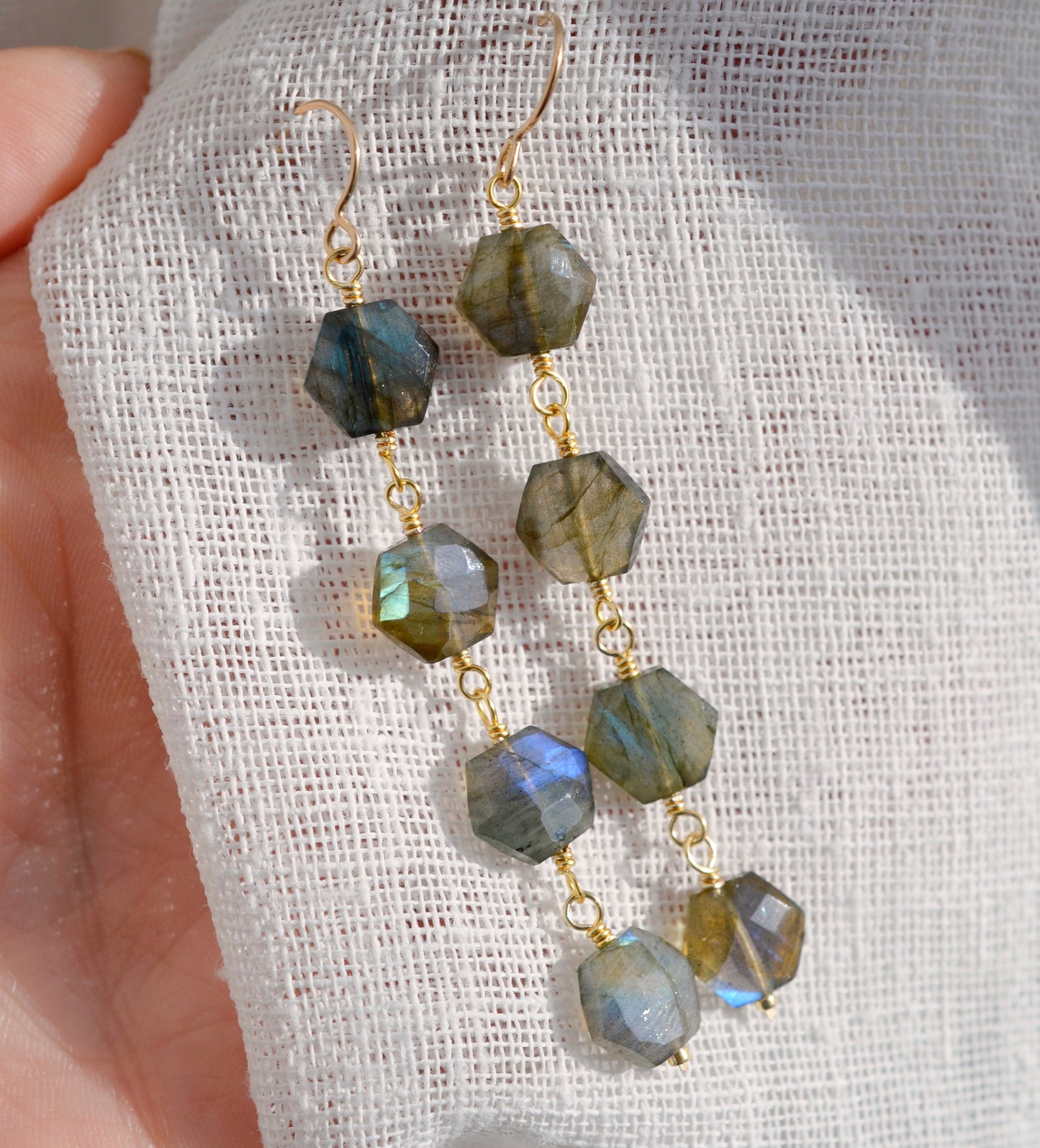 Azora Labradorite Earrings