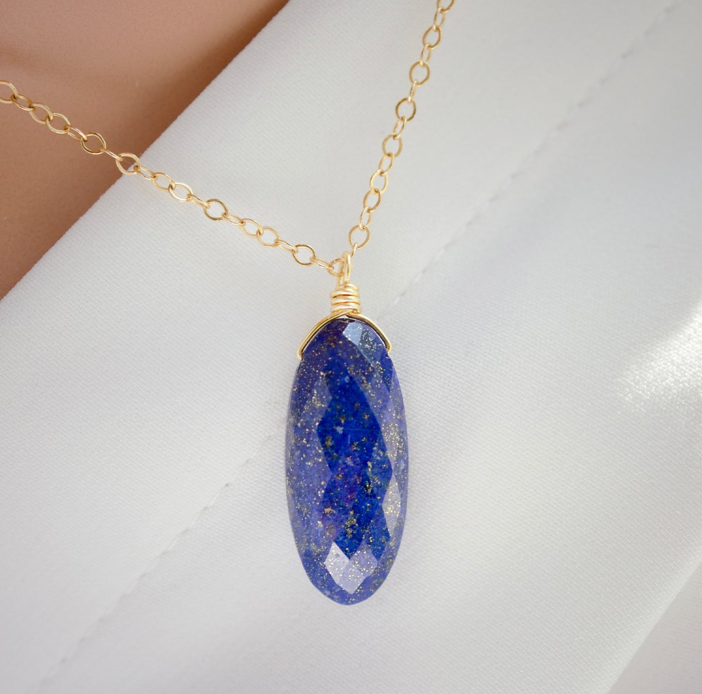 Nila Necklace: Lapis Lazuli