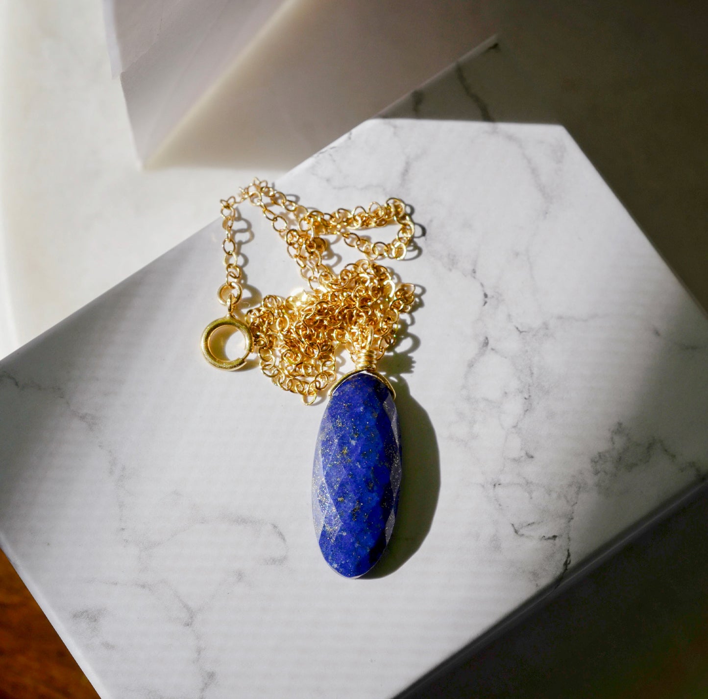 Nila Necklace: Lapis Lazuli