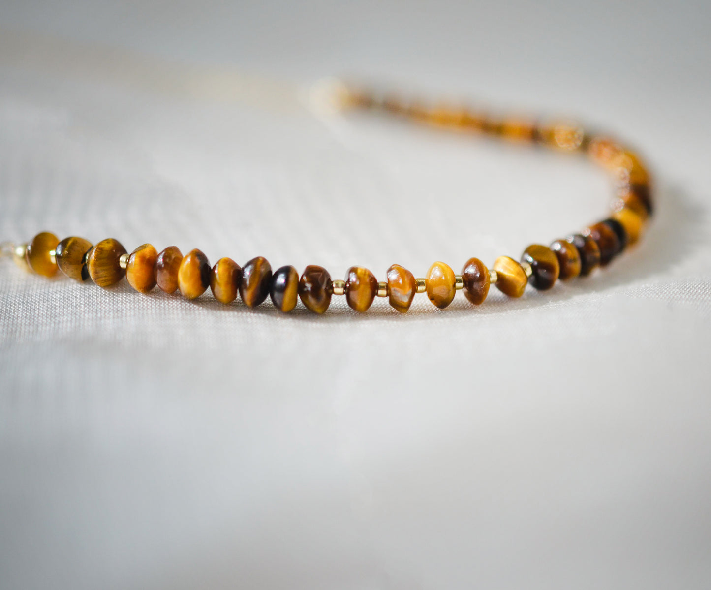 Beaded Tiger Eye Necklace