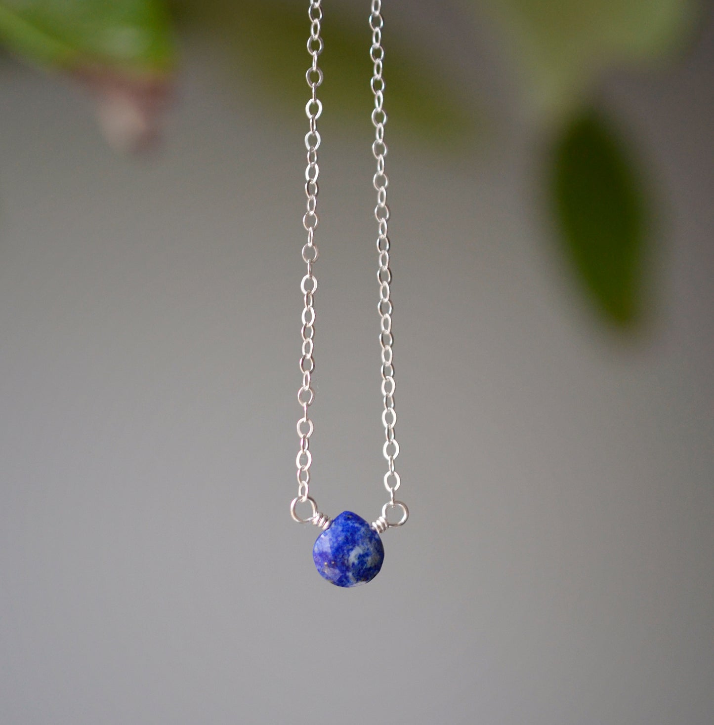 Lapis Lazuli Teardrop Necklace