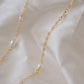 Alternating Pearl Necklace in Gold Filled or Sterling Silver