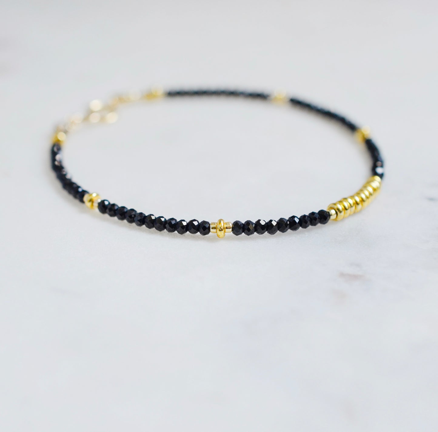 Onyx Beaded Kassia Bracelet