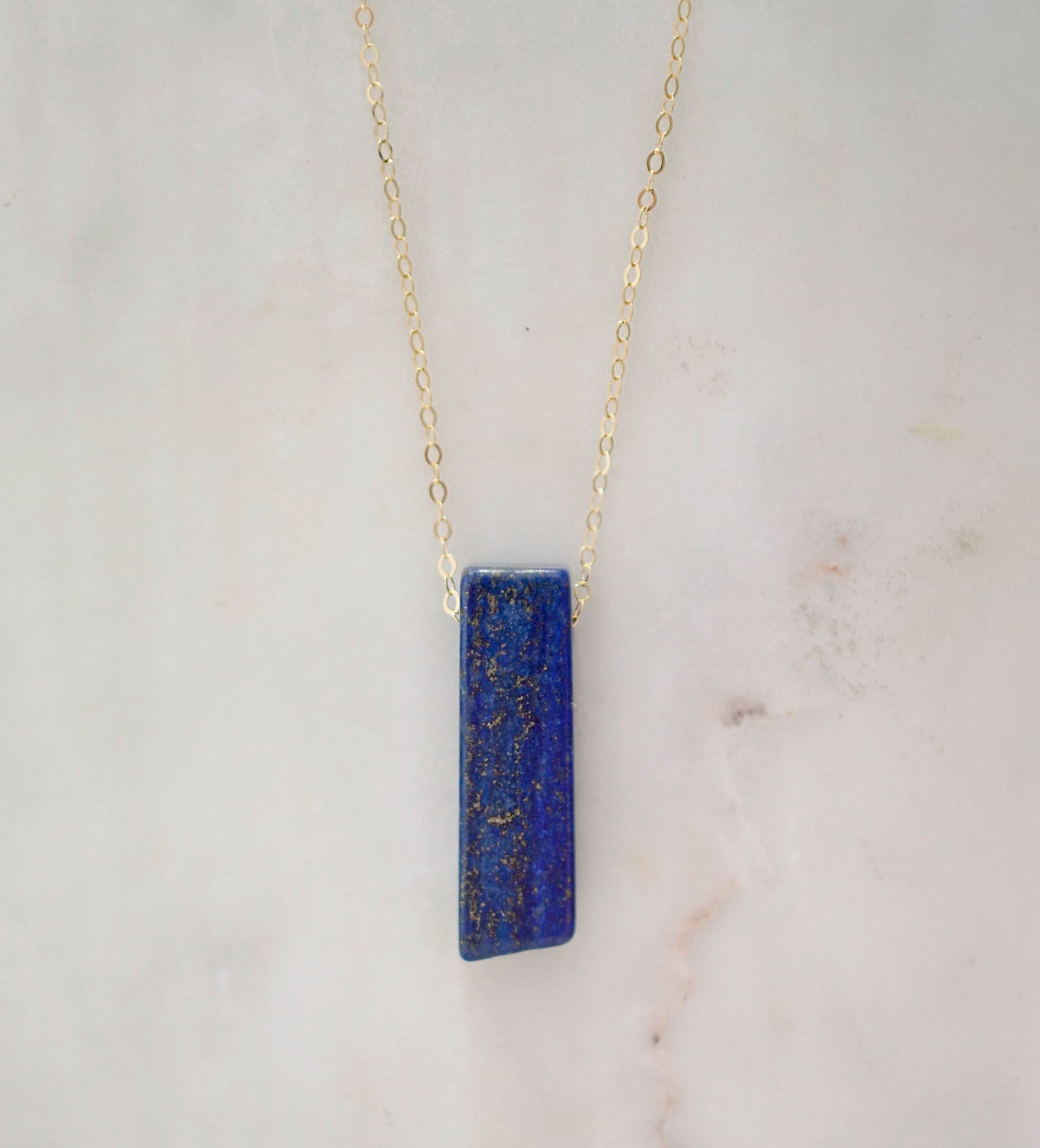 Lapis Lazuli Bar Pendant