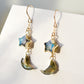 Asteria Earrings: Labradorite