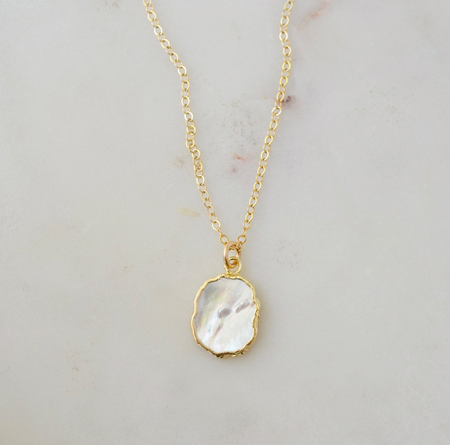 Mother Of Pearl Shimmer Necklace