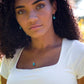 Turquoise Teardrop Dangle Earrings, 14k Gold Filled