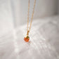 Small Sunstone Pendant in 14k Gold Filled