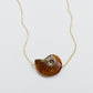 Ammonite Necklace, Ammonite Pendant, Shell Pendant, Fossil Jewelry, Gold, Silver