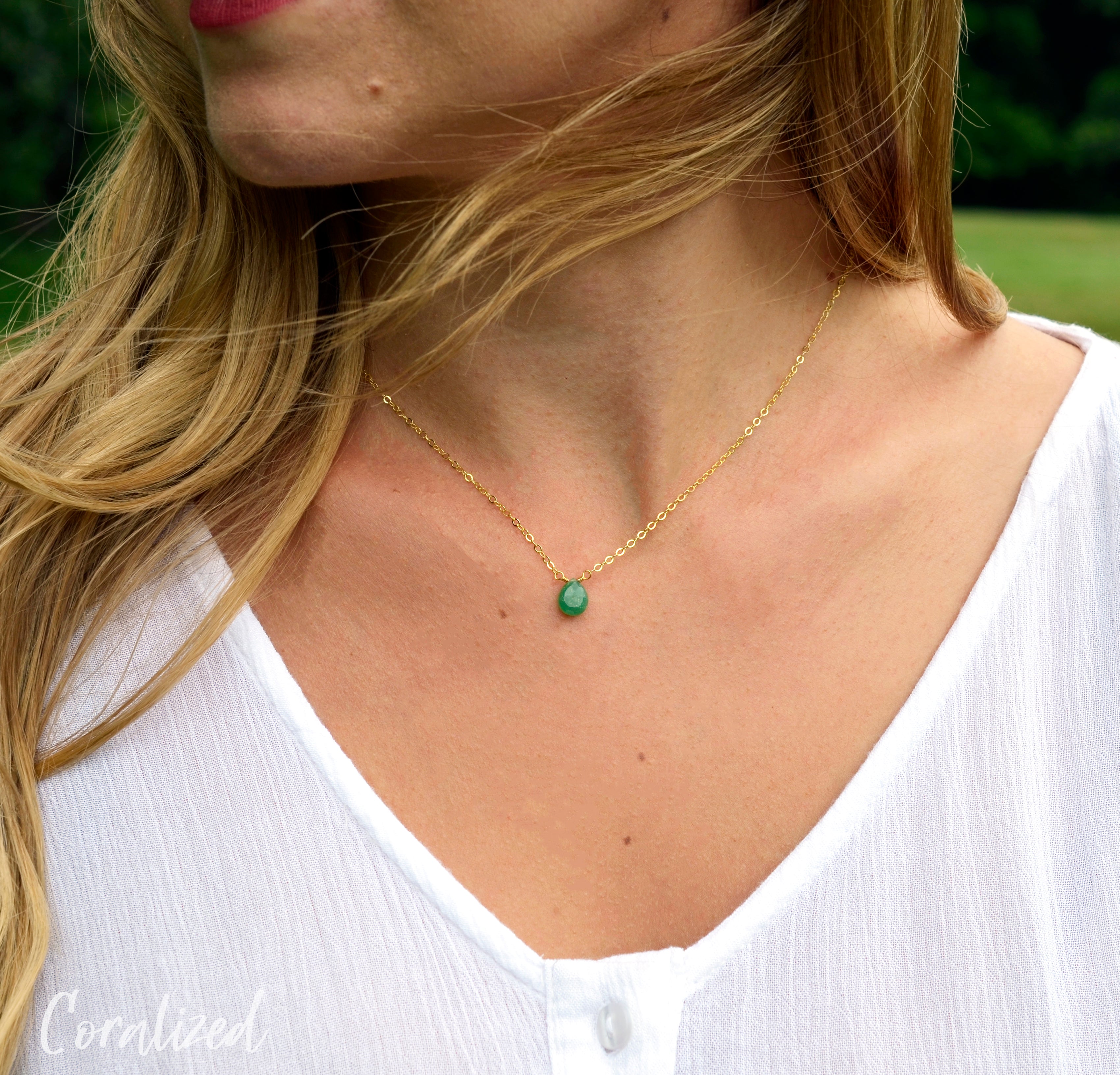 Chrysoprase Medallion Necklace Chrysoprase Necklace Chrysoprase Jewelry Gemstone store Jewelry