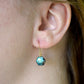 Labradorite Earrings - 14k Gold Filled or Sterling Silver - Natural Flashy Labradorite Dangles - Crystal Drop Earrings - Hexagonal