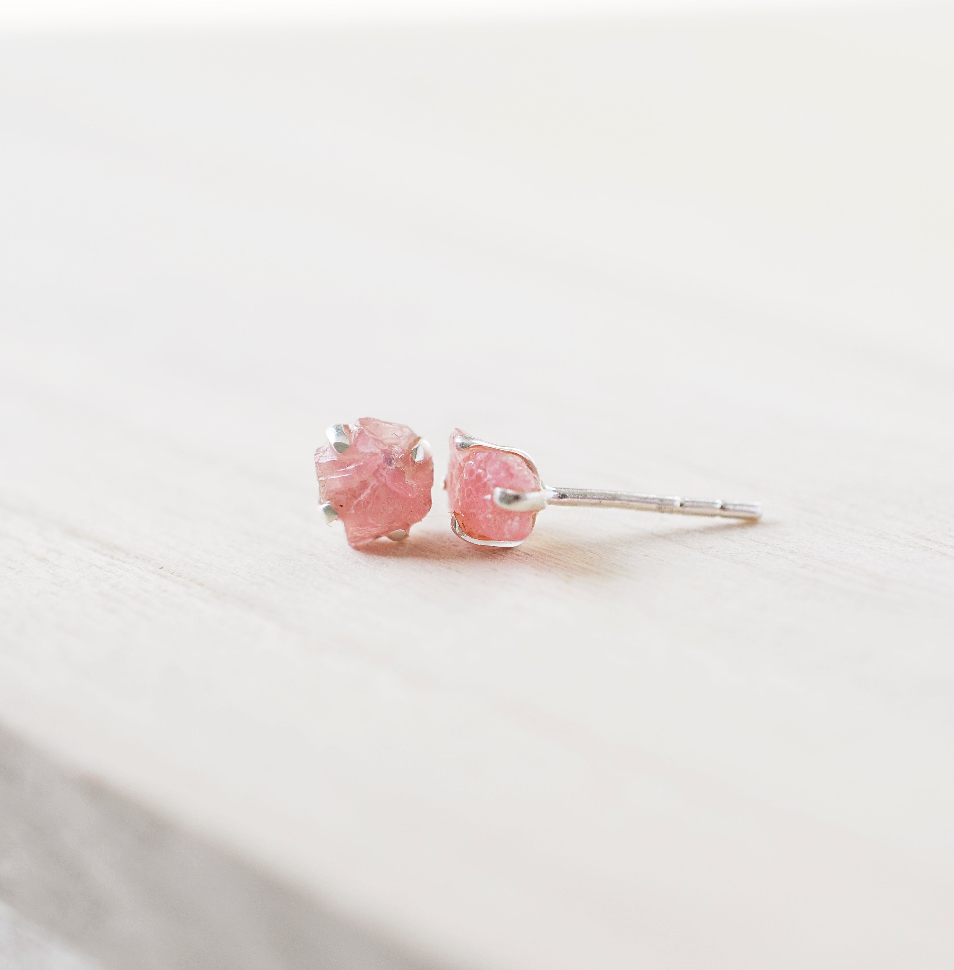 Rhodochrosite deals stud earrings