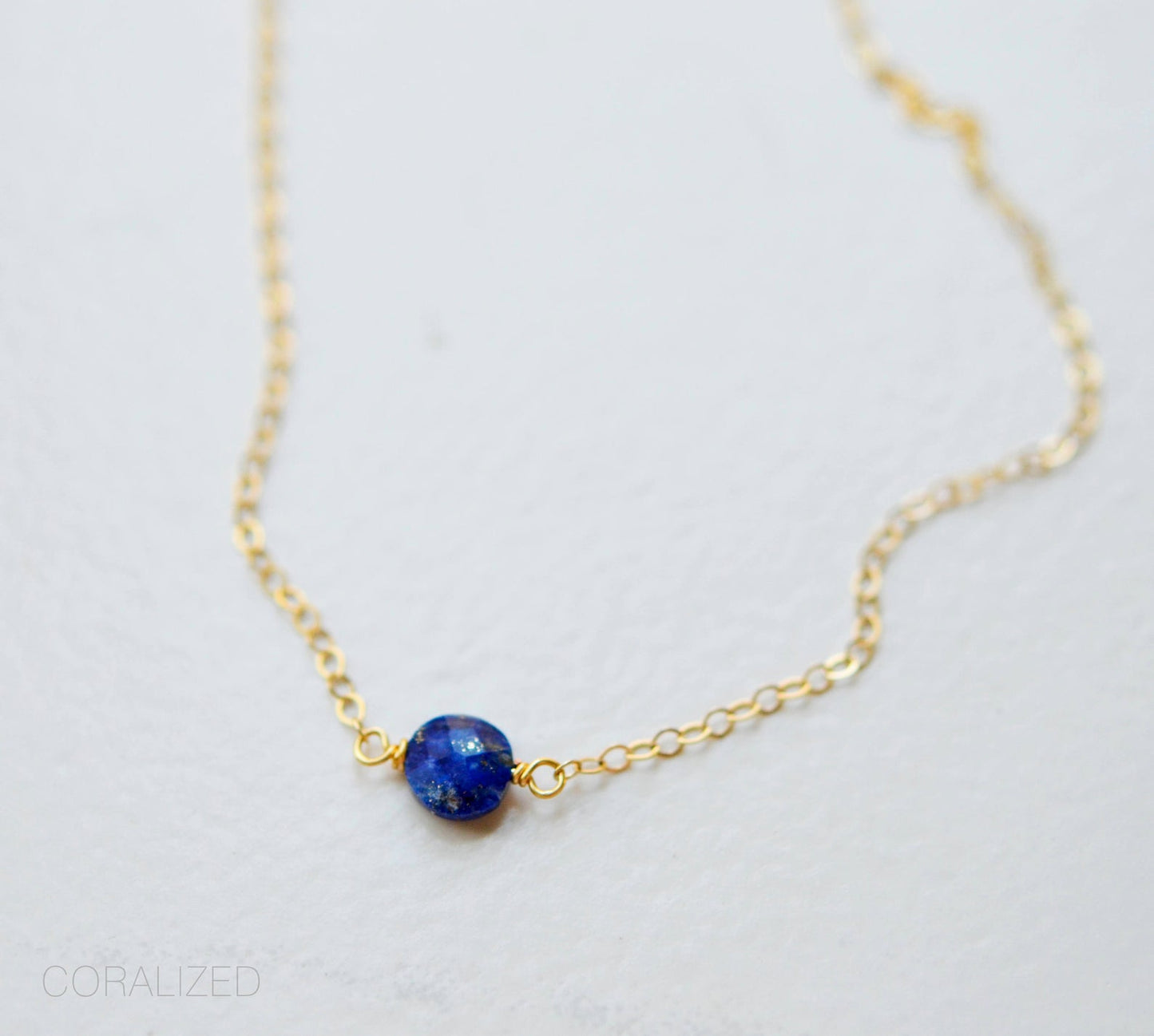 Small Lapis Lazuli Necklace