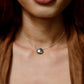 Pyrite Teardrop Necklace