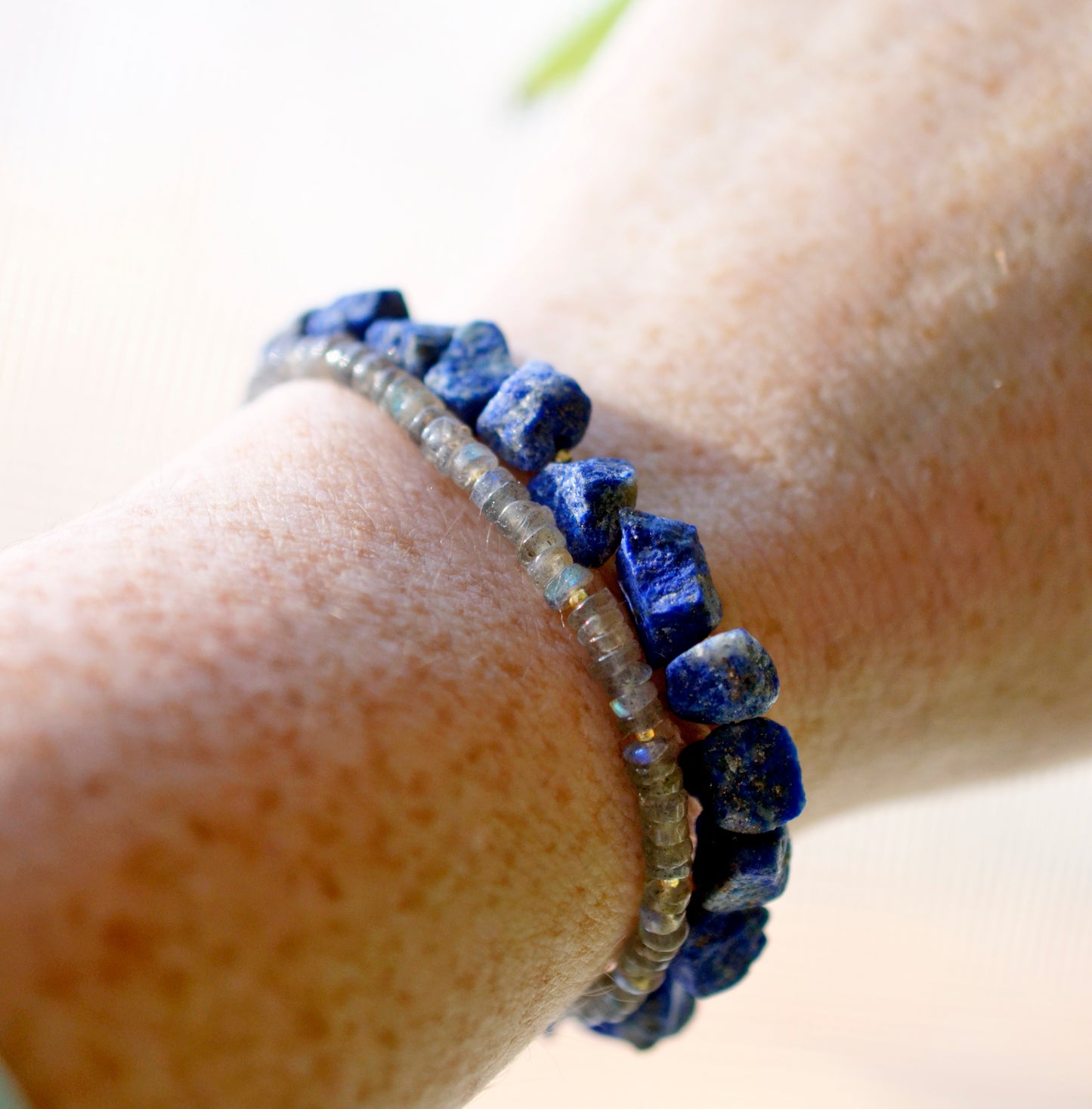 Raw Rough Natural Lapis Lazuli Bracelet