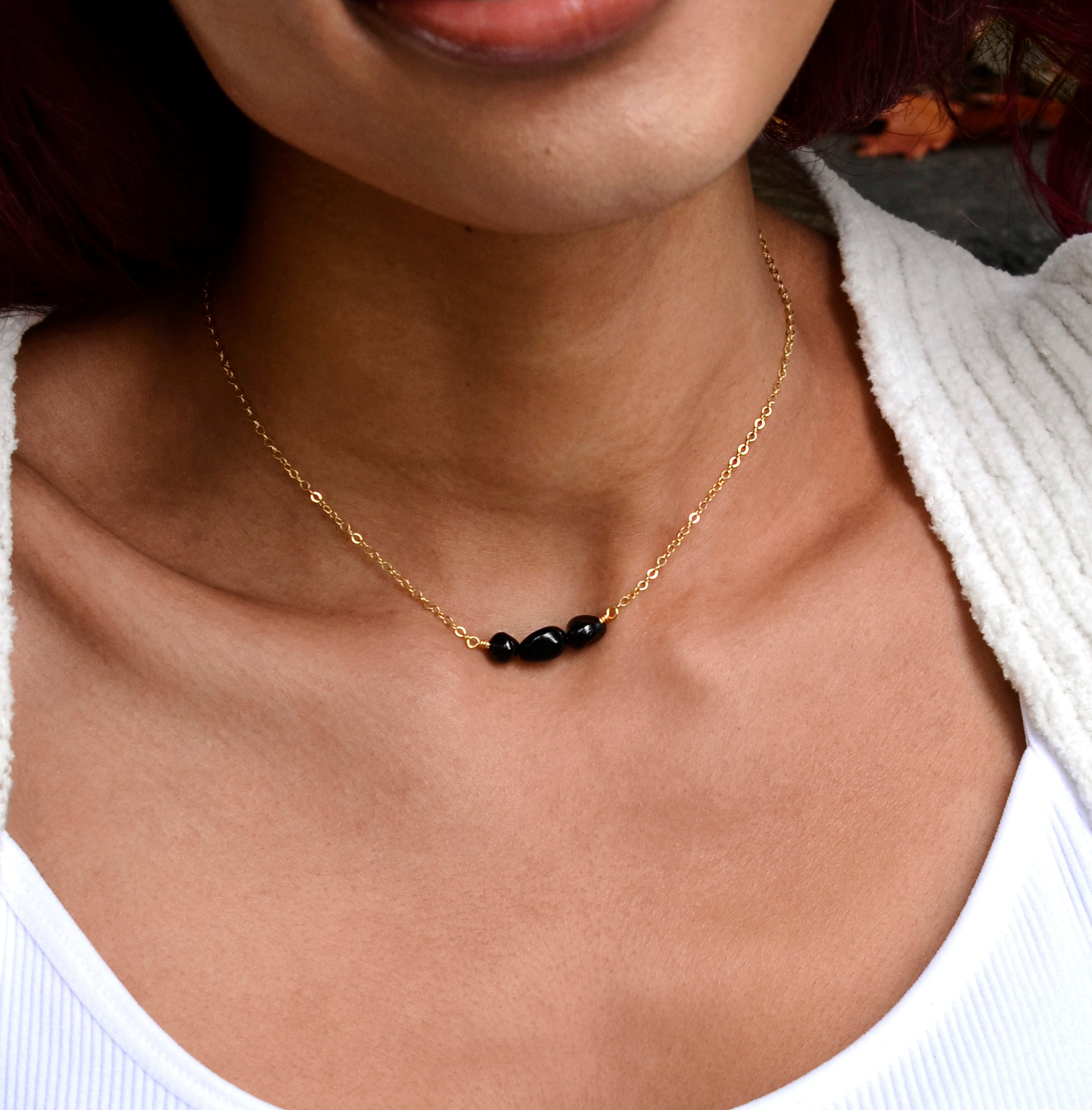 Black Tourmaline Necklace for Protection Black Tourmaline Necklace Gold  Plated Tourmaline Crystal Jewelry by ASANA Crystals - Etsy Australia